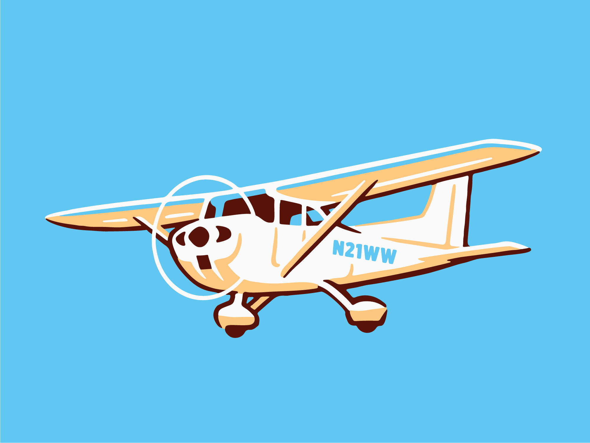 Cessna 182 Skylane illustration