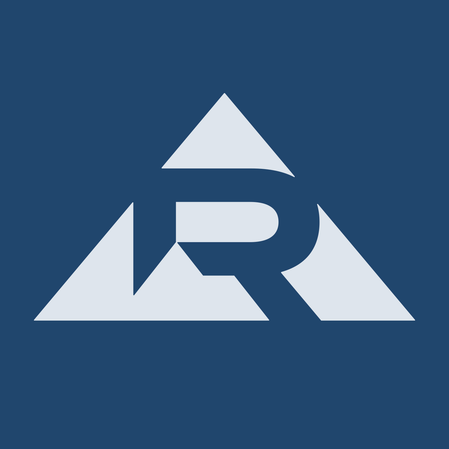 Triangle icon with the letter 'R'