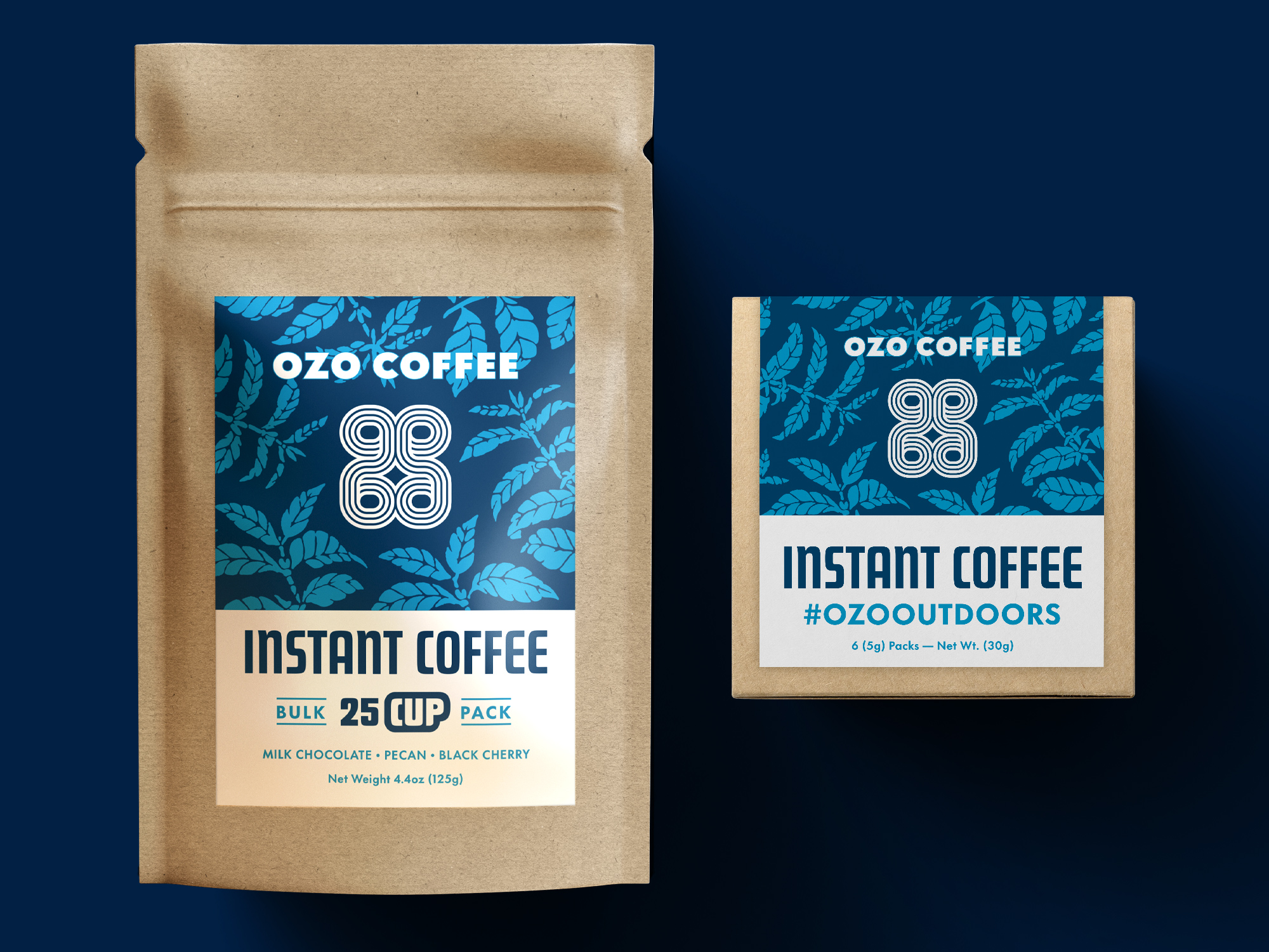 instant coffee packaging